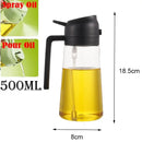 Oil Spray Oil Sprayer Plastic 2 in 1 Kitchen Oils Spray Bottle Olive Sprayer for Cooking BBQ Baking Oils Dispenser Accessories