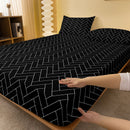 Harrow Geometric Printed Sheet – Comfort and Style for Your Bedroom