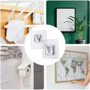 Double-Sided Adhesive Transparent Hooks with Suction