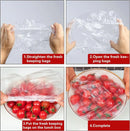 Transparent Disposable Food Covers Plastic Fresh-keeping Saran Warp Food Cover Elastic Shoe Cover Shower Headgear Bags Wholesale