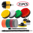 Electric Cleaning Kit – Multi-purpose Brushes and Sponges for Home and Car Cleaning