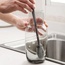 360 Degree Rotation Long Handle Silicone Brushes Feeding Bottle Cup Cleaning Tools