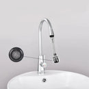 360° Rotating Stainless Steel Faucet Extender – Water Saver & Anti-Splash Function