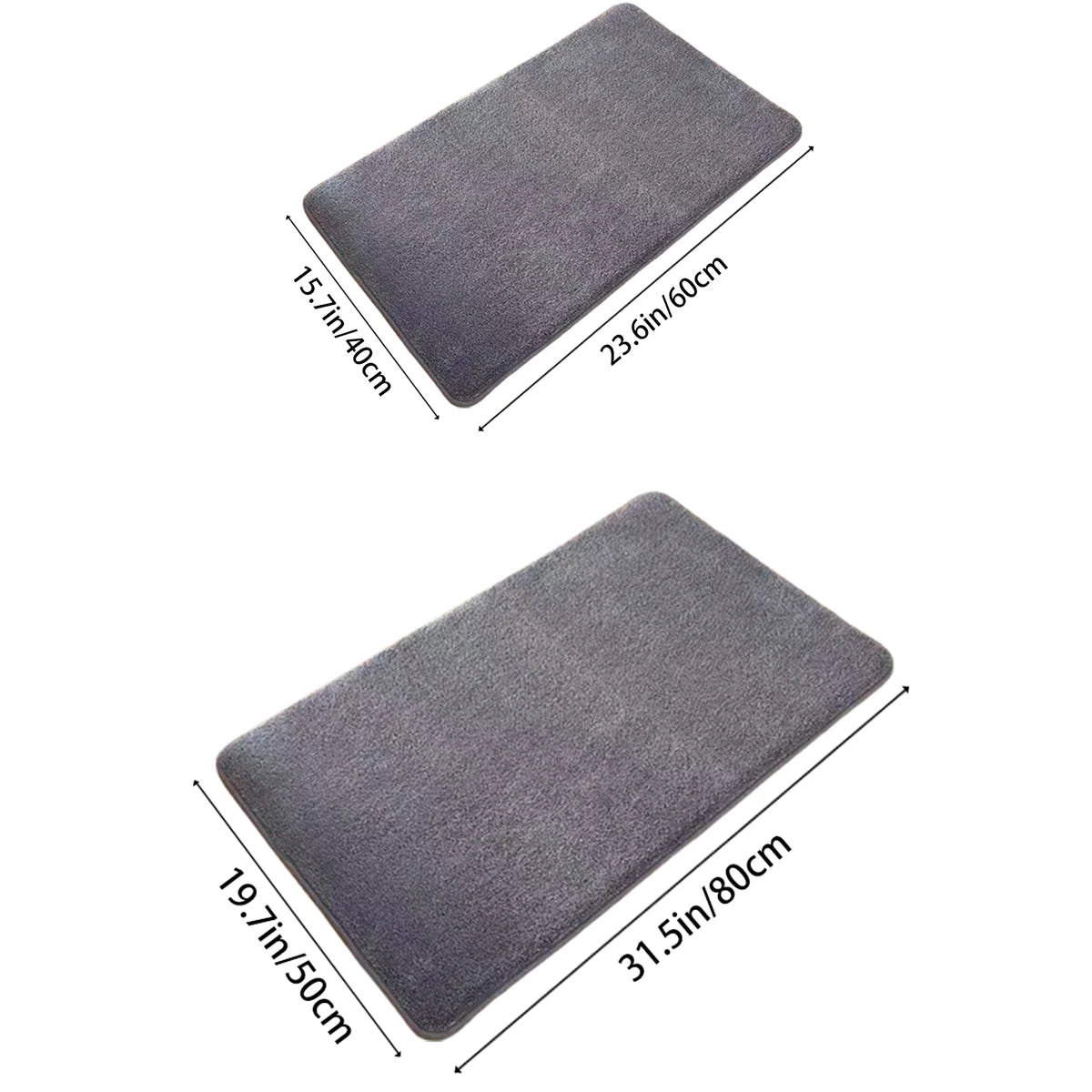 Super Absorbent and Anti-Slip Mat – Practicality and Safety for Your Bathroom