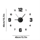 Frameless Wall Clock - Decoration for Home or Office