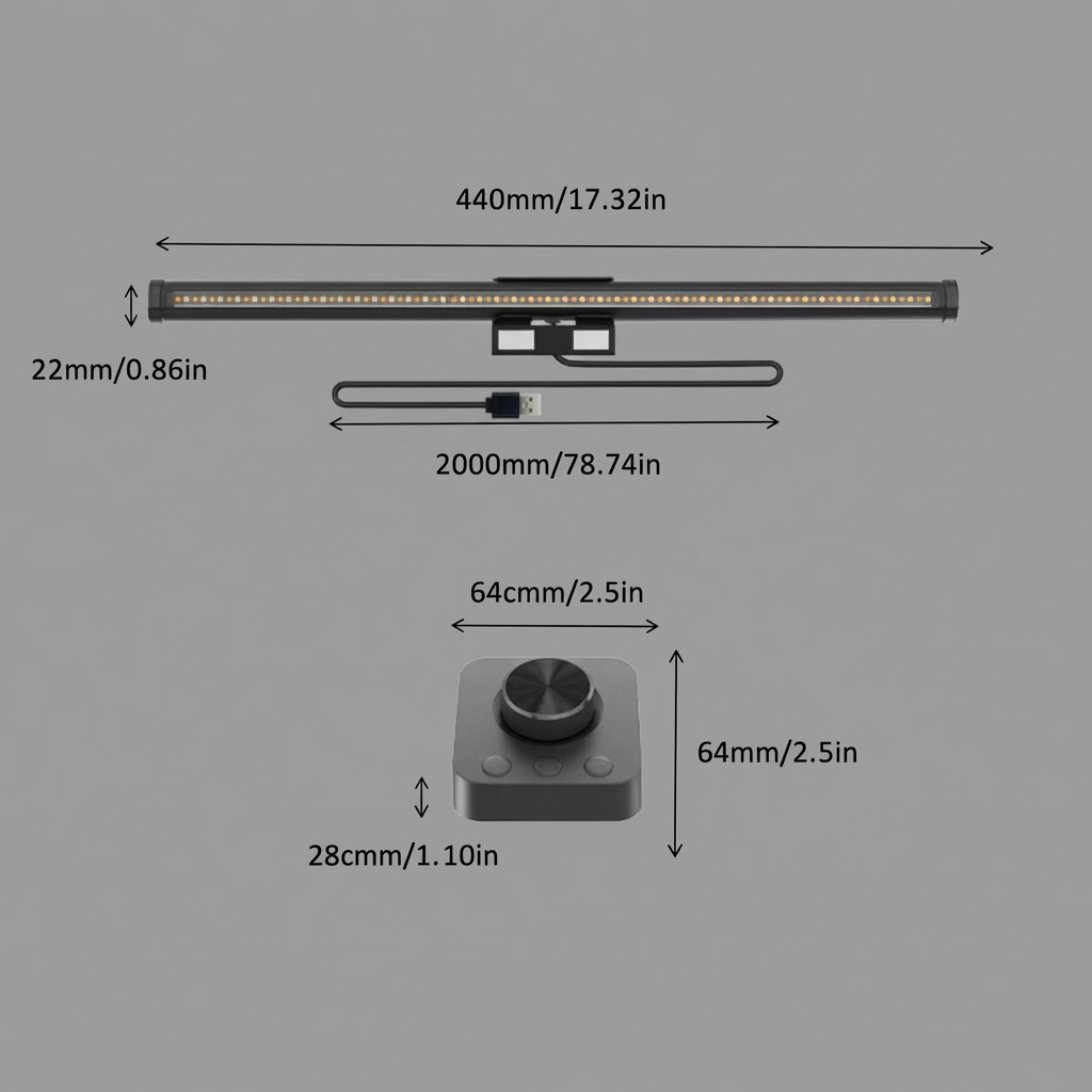 VisioGuard⢠Precision Monitor Light Bar