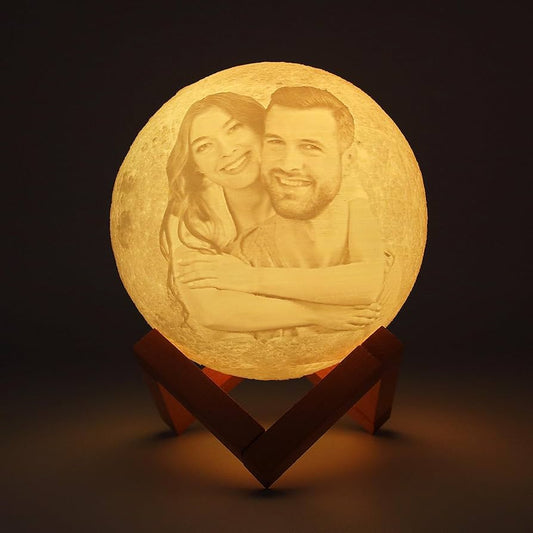 3D Printing Moon Lamp Personalized Photo