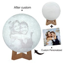 3D Printing Moon Lamp Personalized Photo