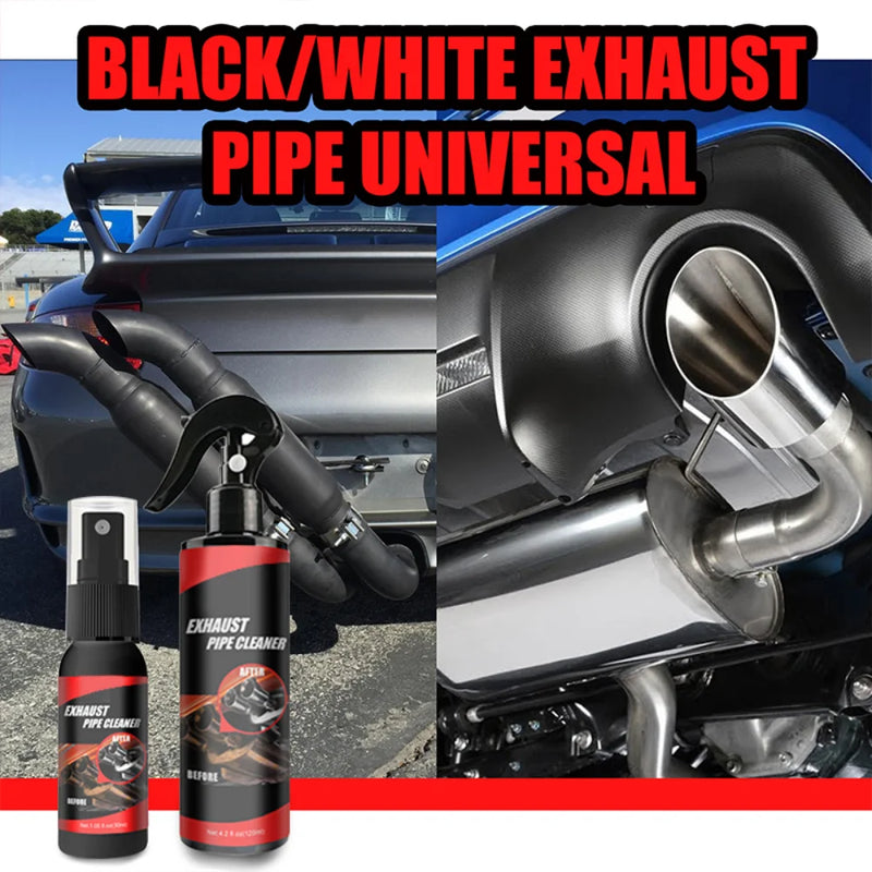 Car Exhaust Pipe Cleaner Kit - Rust Remover & Long-Lasting Shine