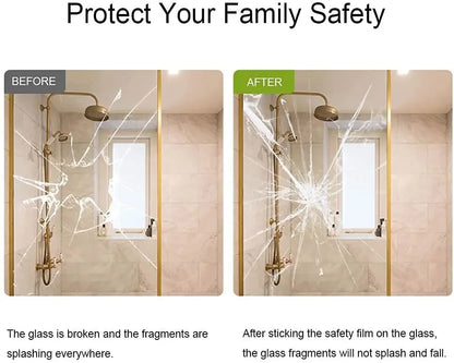 Transparent Safety Window Film – Shatter-Resistant and Durable Protection