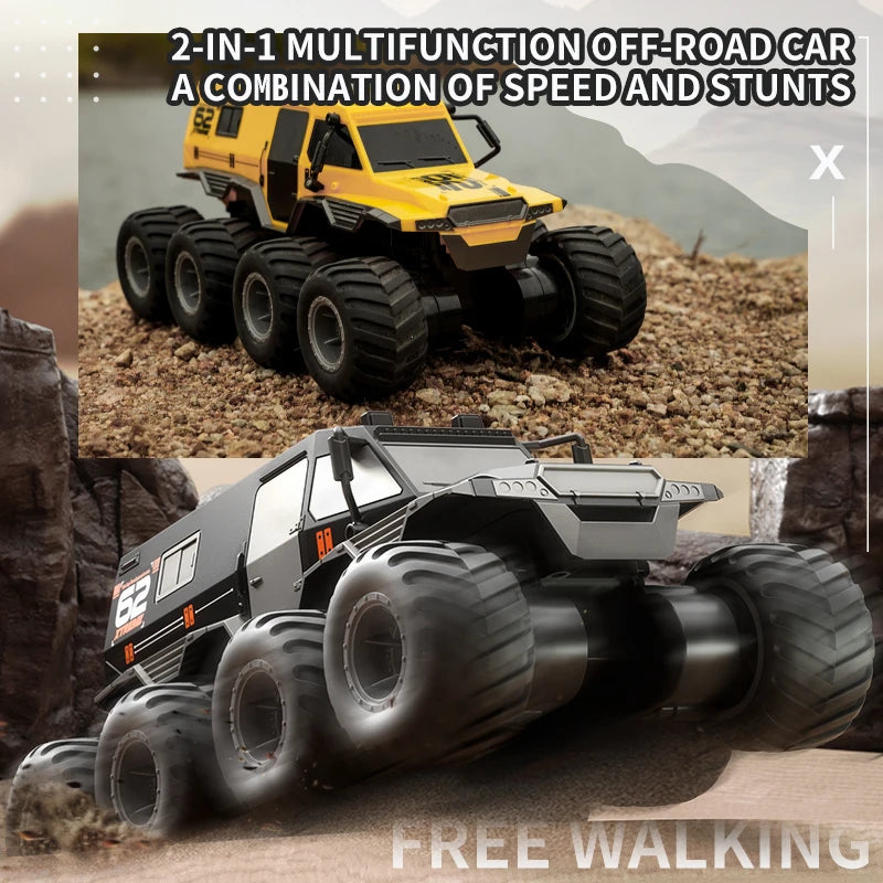  RC High Speed Car 8x8 Off-road Amphibious
