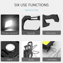 Super Bright Keychain Flashlight with Magnet – USB Rechargeable