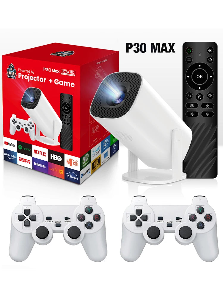 3D Game Projector P30MAX Retro 4K Ultra HD