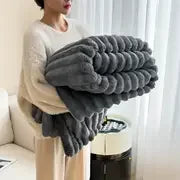 Premium Velvet Multifunctional Blanket – Comfort and Style for Winter