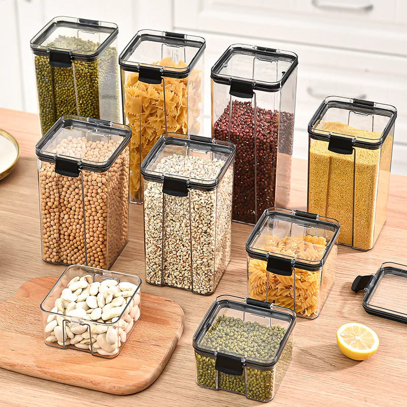 Acrylic Airtight Storage Jars – Food Organization