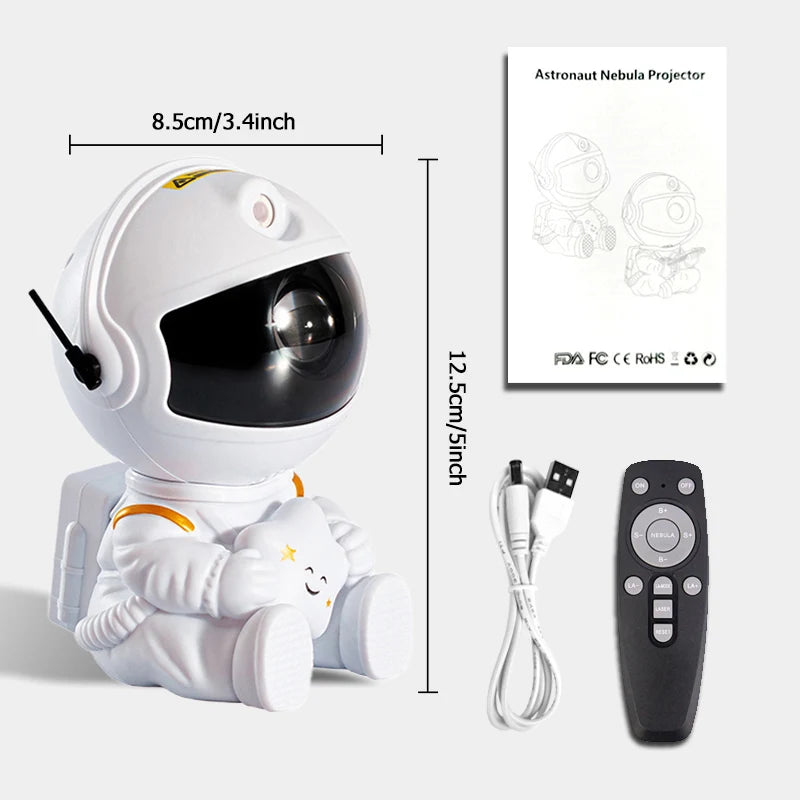 Astronaut Star Projector – Cosmic Atmosphere for Your Room