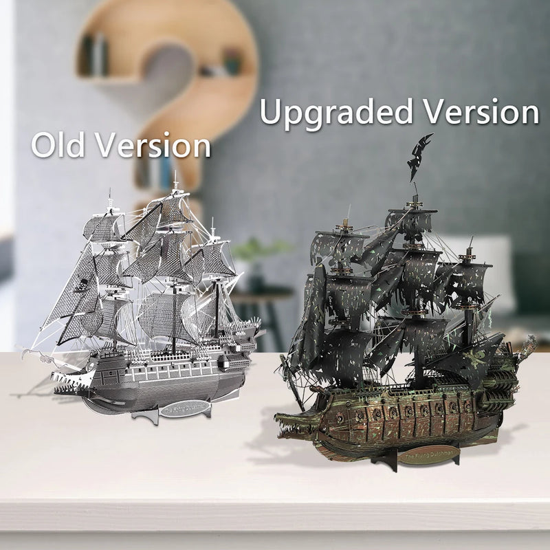 Piececool Model Building Kit - The Flying Dutchman 3D Metal Puzzle