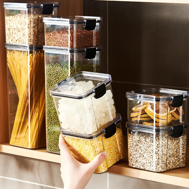 Acrylic Airtight Storage Jars – Food Organization