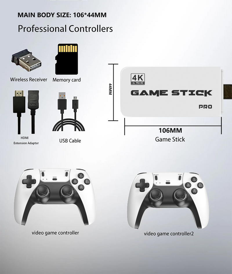 M15 4K Pro Game Stick 64G Wireless