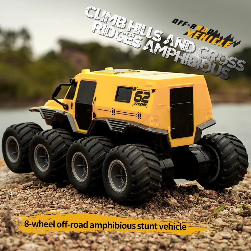 ﻿ RC High Speed Car 8x8 Off-road Amphibious