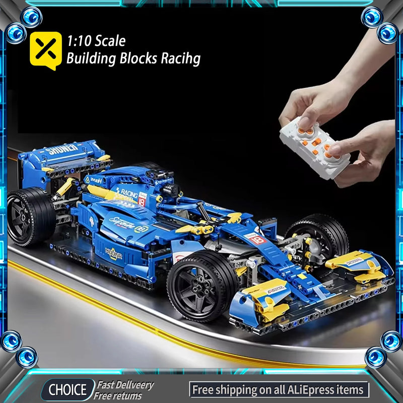 Technical F1 Race Car Building Block, 1163Pcs