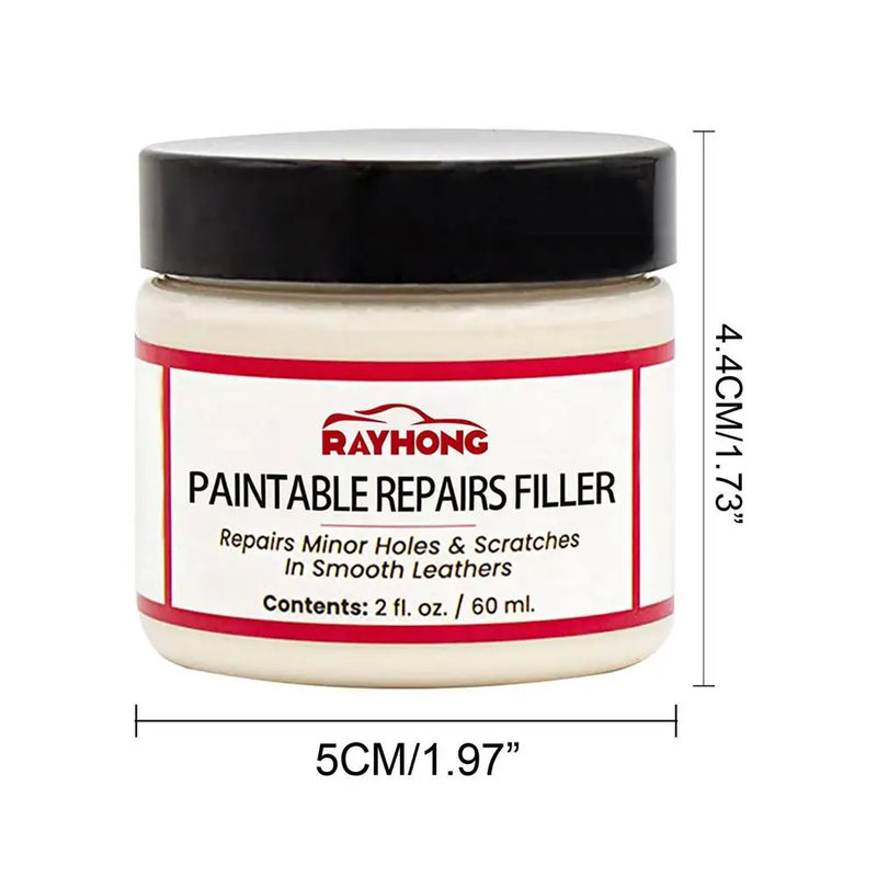 Leather Filling Paste - Repair Compound for Cracks, Tears, and Burns in Leather