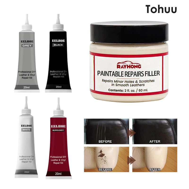 Leather Filling Paste - Repair Compound for Cracks, Tears, and Burns in Leather