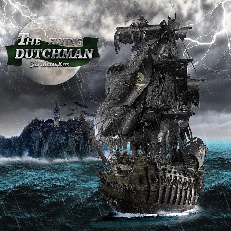 Piececool 3D Metal Puzzle - The Flying Dutchman Pirate Ship Model