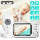 3.5” Wireless Baby Monitor with Video, Night Vision, and Temperature Monitoring
