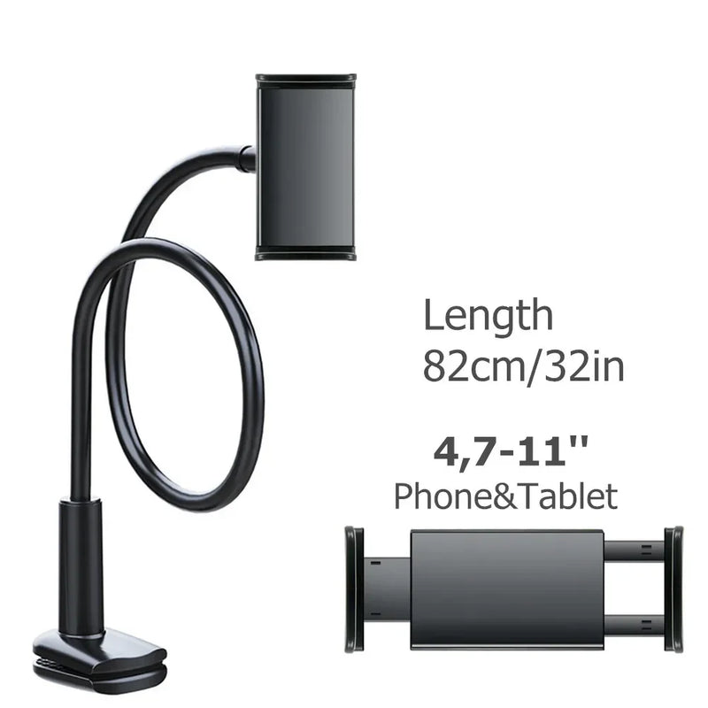 Flexible Long Arm Tablet and Phone Holder – Desk or Bed Mount