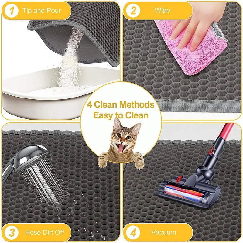 Pet Cat Litter Mat – Comfort and Cleanliness Ensured