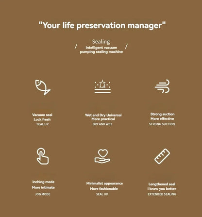 Food Sealing Portable Home Vacuum Kitchen Helper 220V Automatic Packaging Machine Food Vacuum Sealing Machine