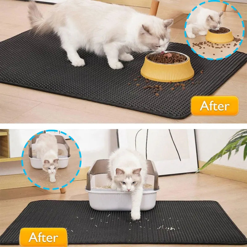 Pet Cat Litter Mat – Comfort and Cleanliness Ensured