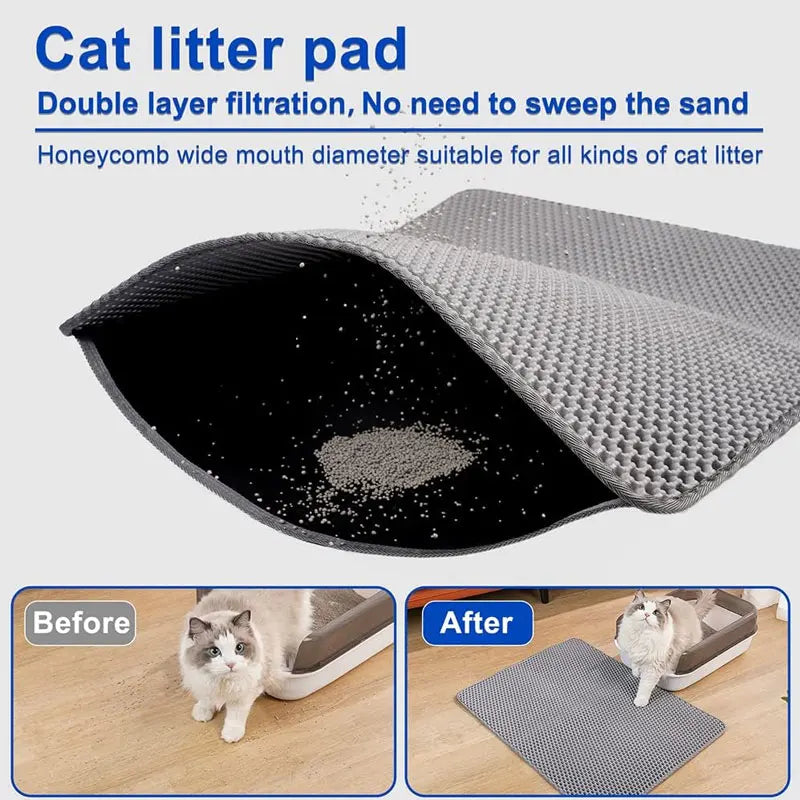 Pet Cat Litter Mat – Comfort and Cleanliness Ensured