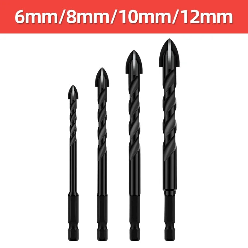 Hex Tile Drill Bit Set for Glass, Concrete, Ceramic