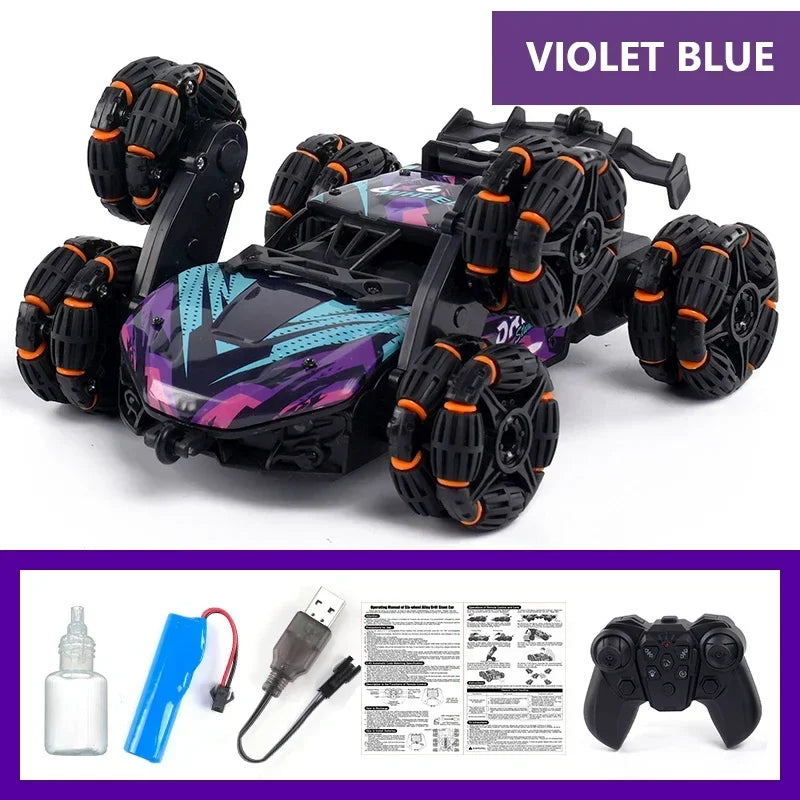 Six-Wheel RC Car with Spray