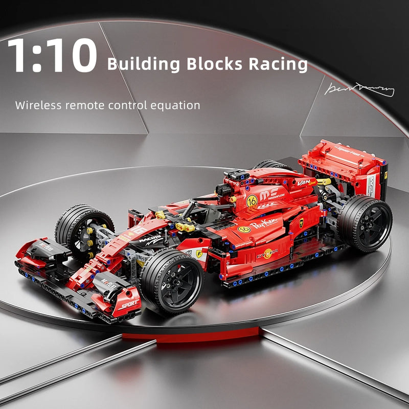 Technical F1 Race Car Building Block, 1163Pcs