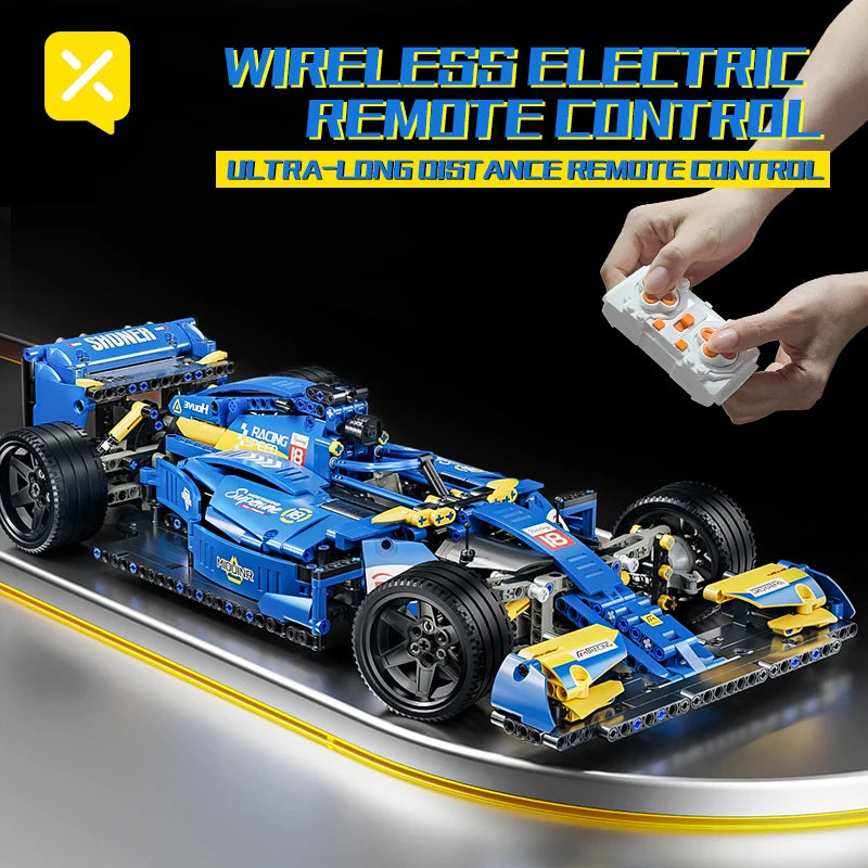 Technical F1 Race Car Building Block, 1163Pcs