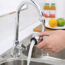 360° Rotating Stainless Steel Faucet Extender – Water Saver & Anti-Splash Function