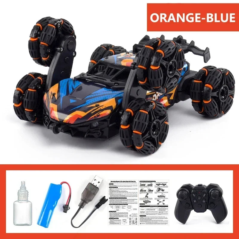 Six-Wheel RC Car with Spray