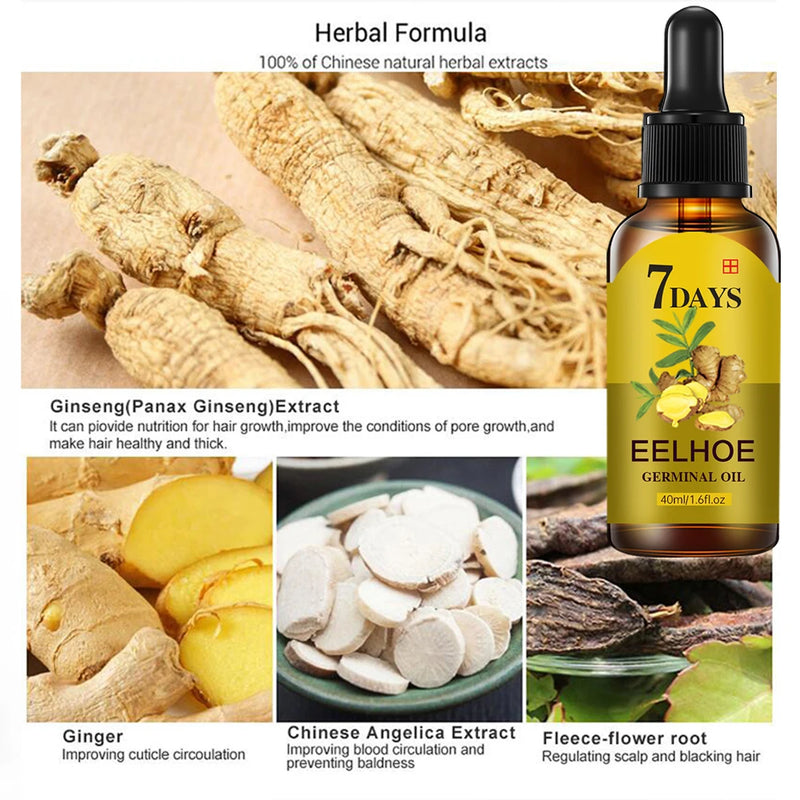 Ginger Hair Growth Serum – Fast Growing Hair Essential Oil