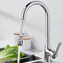 360° Rotating Stainless Steel Faucet Extender – Water Saver & Anti-Splash Function