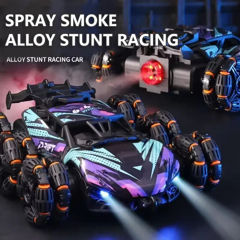 Six-Wheel RC Car with Spray