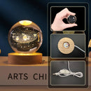 3D Crystal Ball Night Light LED Lamp
