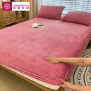 Coral Fleece Fitted Sheet – Cozy Comfort and Luxury for Winter Nights