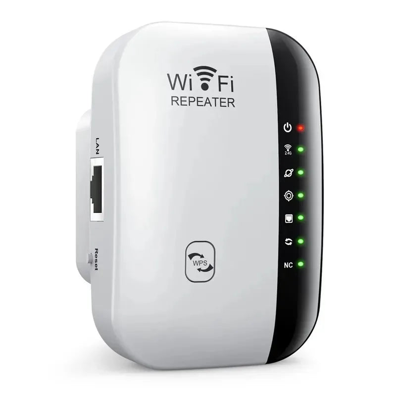 300Mbps Wi-Fi Repeater - Signal Booster for Home/Office