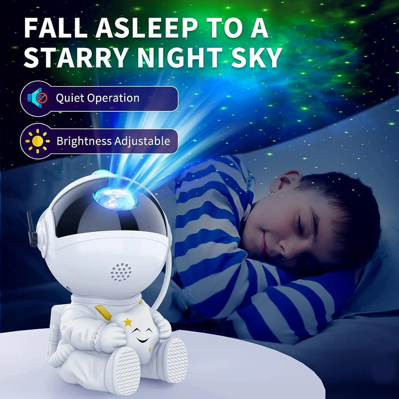 Astronaut Star Projector – Cosmic Atmosphere for Your Room