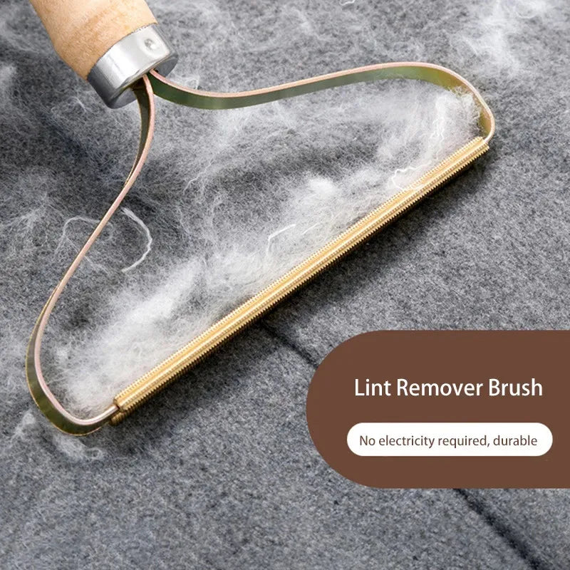 Portable Manual Lint Remover – Pet Hair Remover Brush