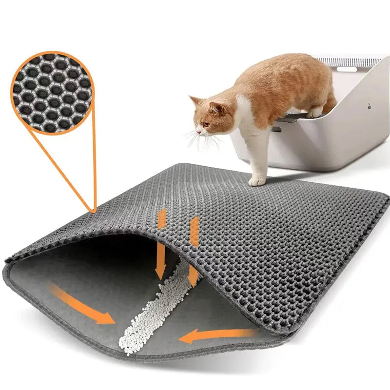 Pet Cat Litter Mat – Comfort and Cleanliness Ensured