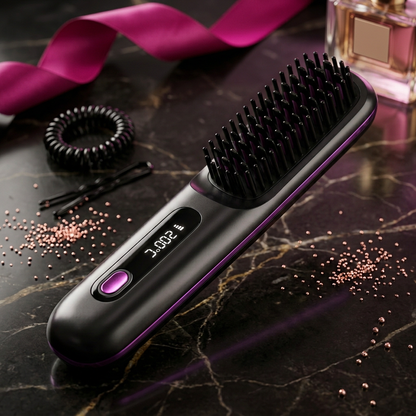 PureStraight™ Mini Hair Straightener Brush